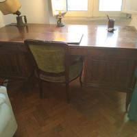 scrivania antica in legno massello