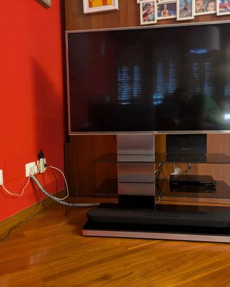 Mobiletto portatv con ruote per TV a schermo piatt