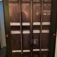 Armadio con porte scorrevoli industrial style