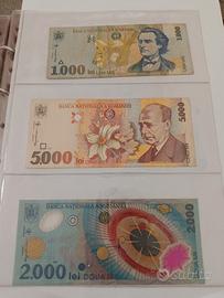 Banconote della Romania 