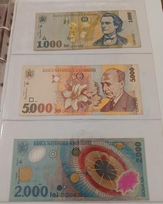 Banconote della Romania 