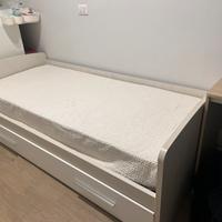 Letto singolo con letto estraibile - divano letto