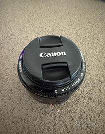 Obiettivo Canon 50mm 1.8 EF