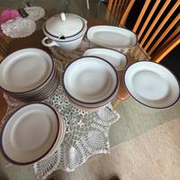 Servizio di piatti, porcellana polacca. Vintage