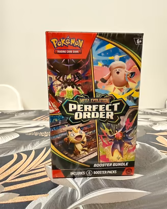 Pokemon Perfect Order Booster Bundle Sigillato