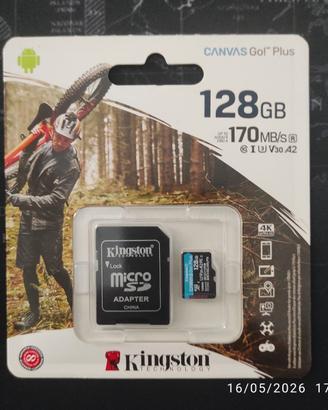 Scheda micro SDXC Kingston 128gb