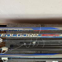 Coppia canne beach ledgering trabucco folgore