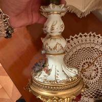 Lampadario e abajour Capodimonte
