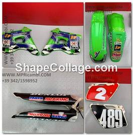 KIT PLASTICHE KAWASAKI KX 125 1994 1995 KX125 1997