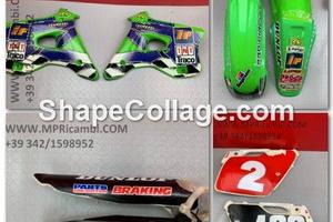 KIT PLASTICHE KAWASAKI KX 125 1994 1995 KX125 1997