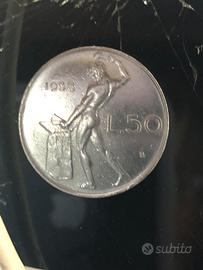 50 lire Repubblica italiana 1958
