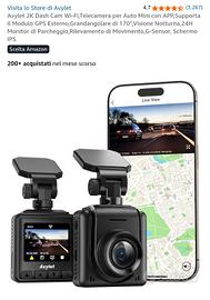Avylet Dash Cam 2K Wi-Fi GPS