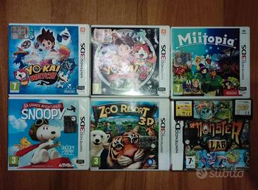 Lotto giochi ds/3ds+3 aggiunte free