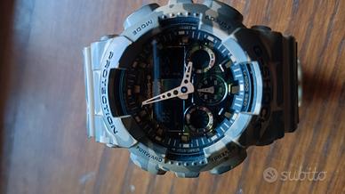 Casio G-Shock GA100 Camouflage - Completo di tutt