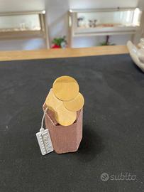 Anello a fascia alta con dischi sovrapposti - Desi