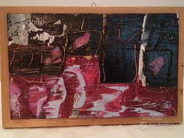 Quadro pittura olio Flis Giorgio