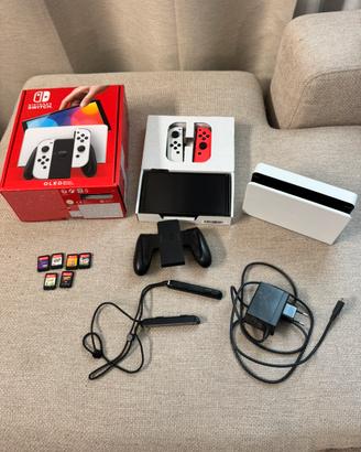 Switch oled del 2021 + 6 giochi