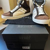 Sneakers Hogan Rebel beige uomo 41,5