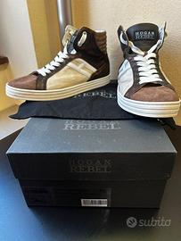 Sneakers Hogan Rebel beige uomo 41,5