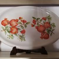 Piatto in ceramica dipinto a mano