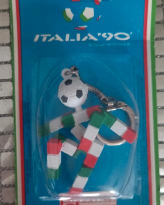 Portachiavi sigillato mascotte CIAO Italia 90 