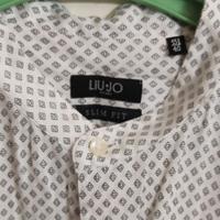 Camicia bianca uomo a quadretti Liu jo