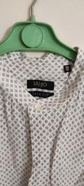 Camicia bianca uomo a quadretti Liu jo