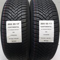 2 GOMME 205 55 17 CONTINENTAL BR1254