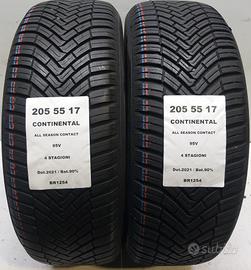 2 GOMME 205 55 17 CONTINENTAL BR1254