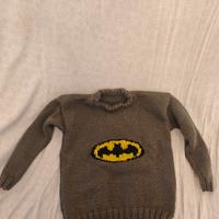 Maglione Batman per bambino taglia 5/6 anni 
