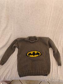 Maglione Batman per bambino taglia 5/6 anni 