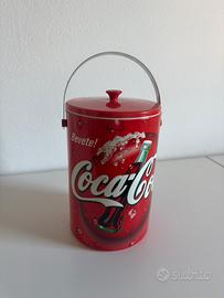 Secchiello ghiaccio Coca-Cola vintage termico
