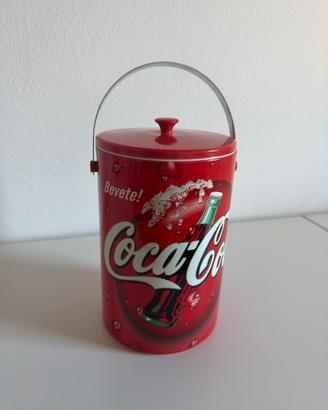 Secchiello ghiaccio Coca-Cola vintage termico