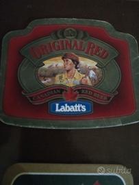sottobicchieri birra labatt's e  palm
