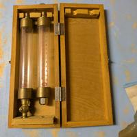 Strumento Scientifico Vintage SEB- ottone vetro 