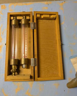 Strumento Scientifico Vintage SEB- ottone vetro 