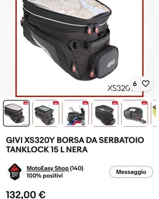 borsa per serbatoio moto givi 
