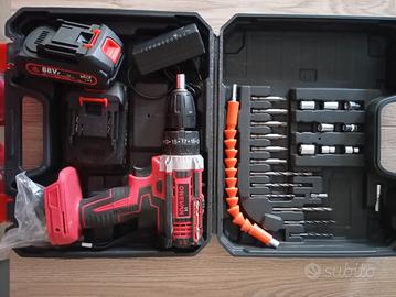 trapano a percussione e avvitatore senza filo