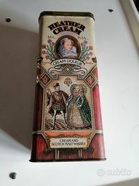 Vintage Scatola latta Heather Cream Whisky