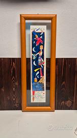 serigrafia firmata delle poesie di Pablo Neruda 