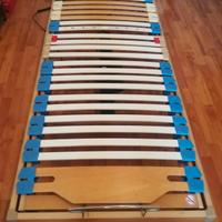 Letto singolo motorizzato+materasso 