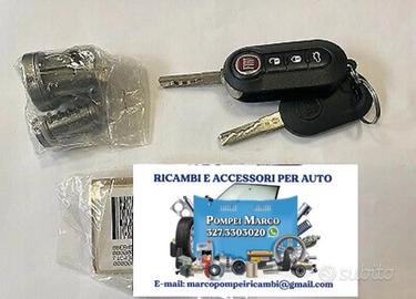 FIAT Panda kit serrature telecomando e chiavi 