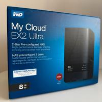 NAS WD My Cloud EX2 Ultra + 8TB (2x4TB WD Red)