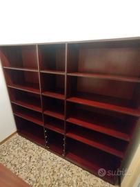 studio, scrivania, libreria, cassettiera