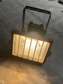 Faretto potente lampada esterni alluminio