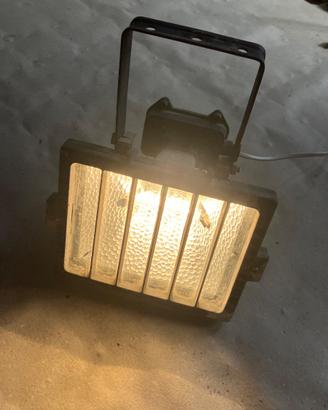 Faretto potente lampada esterni alluminio