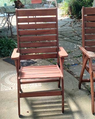 sdraie da giardino 