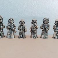 Statuine Soldati Peltro Argentato 999