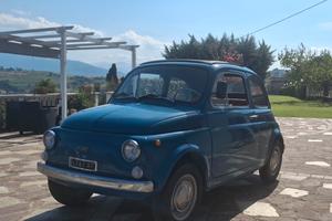 FIAT 500 F- Targa nera originale (AP) - Int. rossi