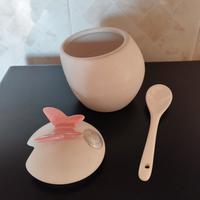 zuccheriera ceramica con cucchiaino zona Ostia 